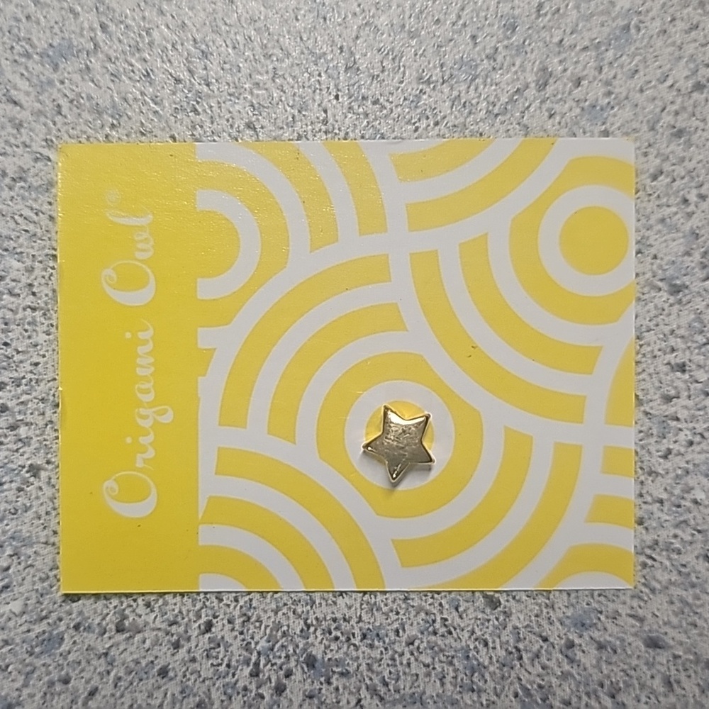 Origami Owl Gold Star Charm